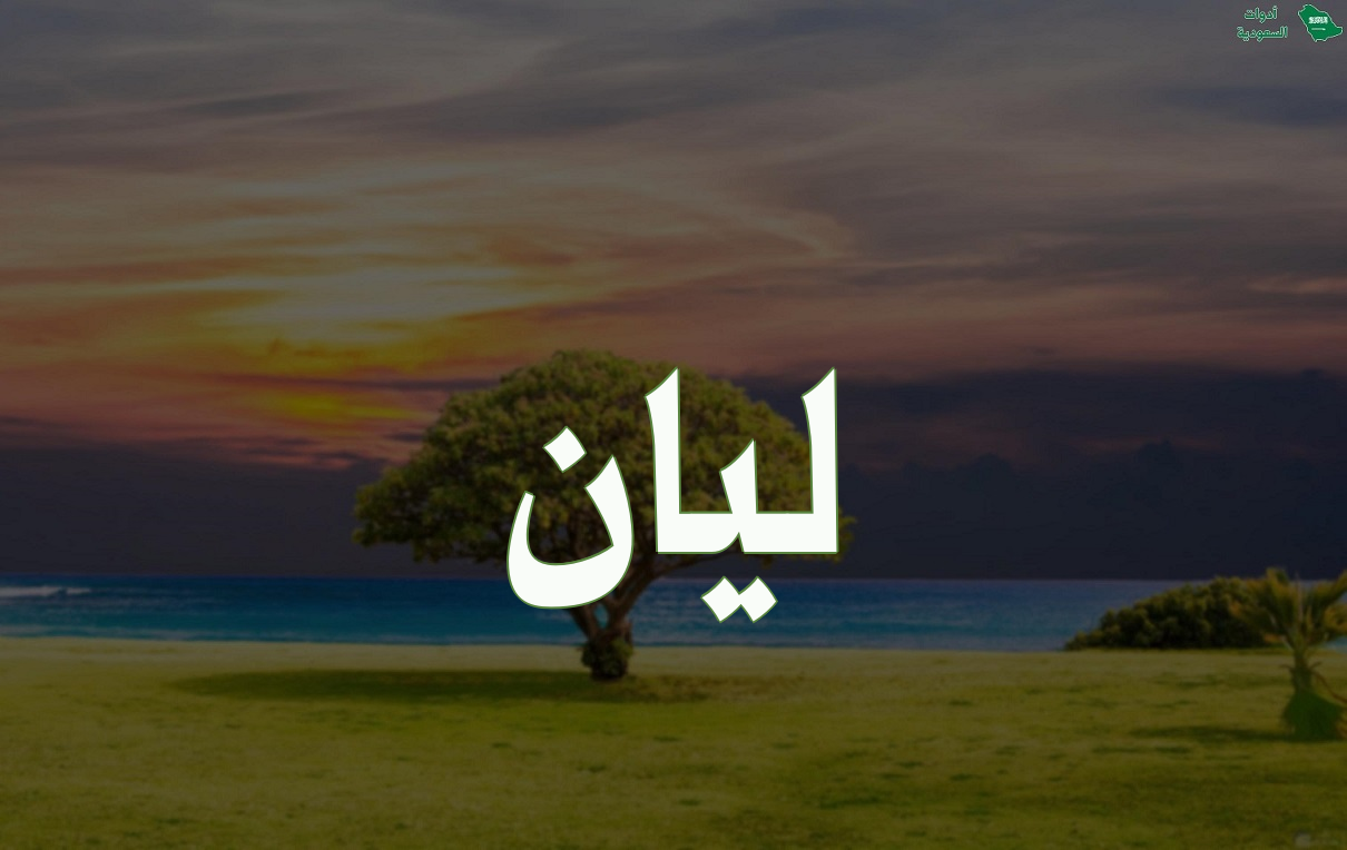 معنى اسم ليان وطريقة كتابته باللغة الإنجليزية مع مشاهير اسم ليان وصور الاسم