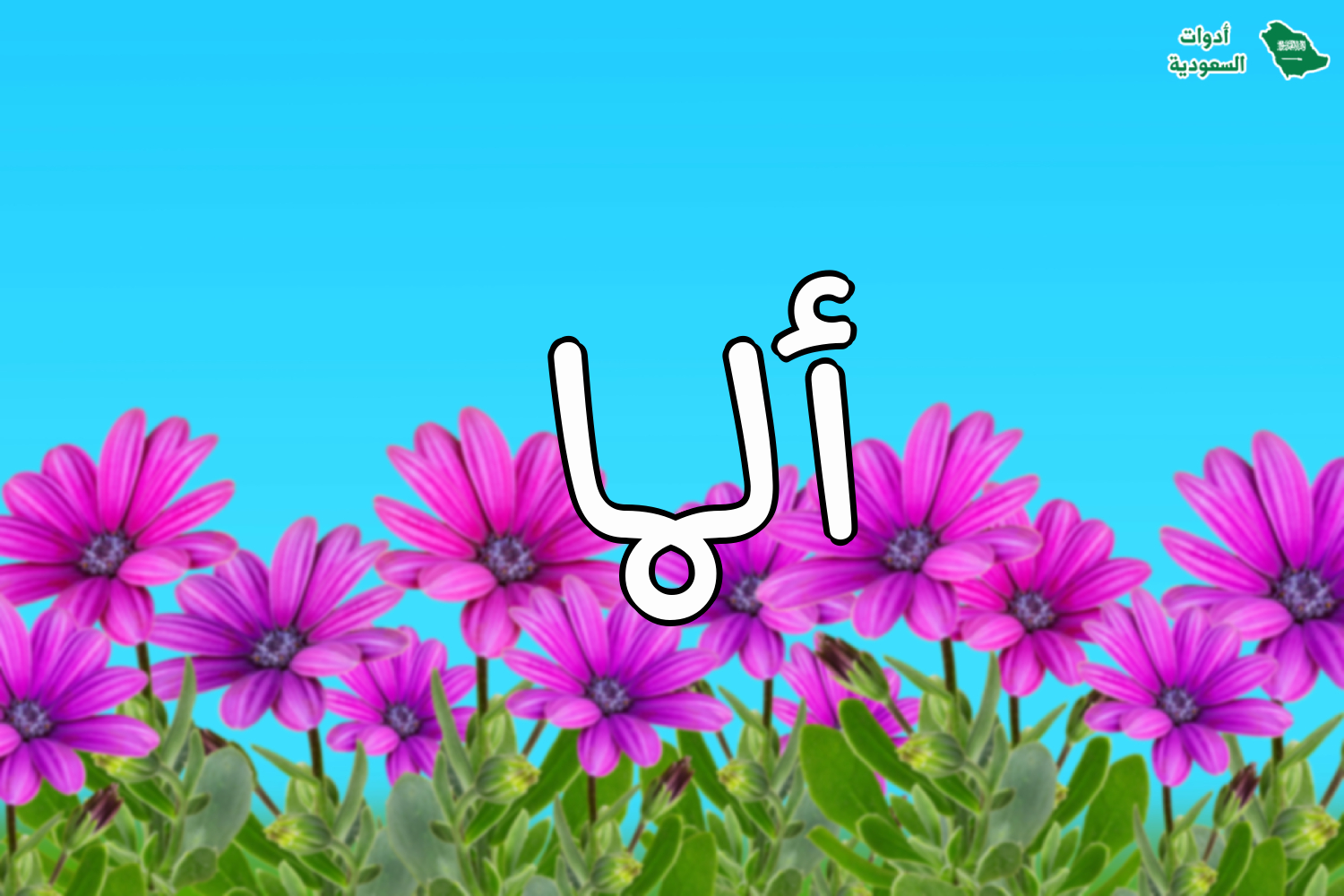 اسم ألما على خلفية تحتوي ورود وزهور مميزة - أدوات السعودية